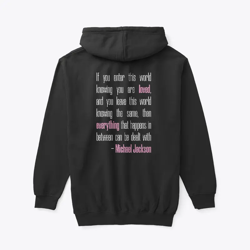 Pink Rose Zip Hoodie II